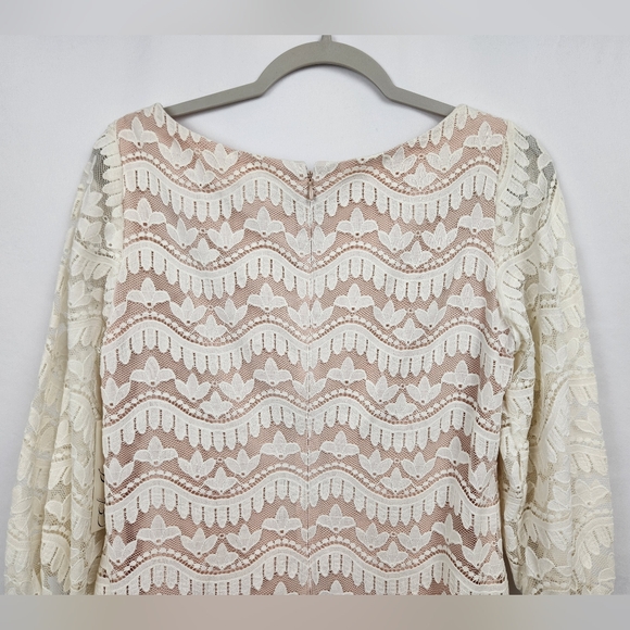 NWT Eliza J White Lace Dress Size 6 - Picture 10 of 14